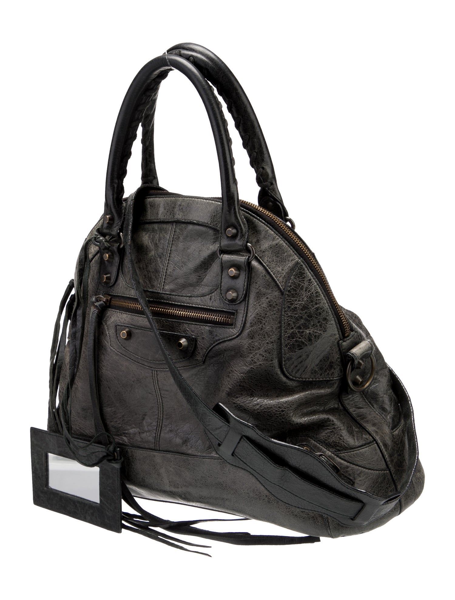 Balenciaga Leather Motocross Classic City